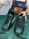 Men's high-quality crocodile leather casual shoes