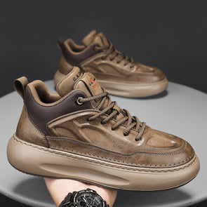 2025 Men's Cowhide Leather Casual Shoes