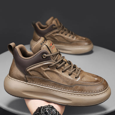 2025 Men's Cowhide Leather Casual Shoes