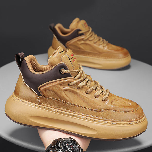 2025 Men's Cowhide Leather Casual Shoes