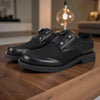 Men's swivel buckle comfortable breathable leather shoes