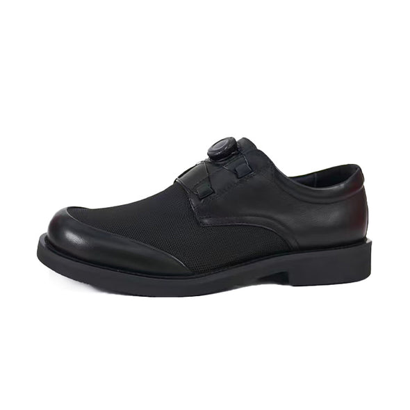 Men's swivel buckle comfortable breathable leather shoes