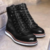 Italian handmade calfskin leather boots