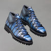 Italian handmade crocodile leather boots
