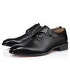 High-quality leather monk shoes