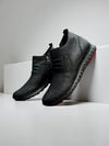 Men's leather zip-up boots