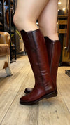 Women's genuine leather cowhide high boots
