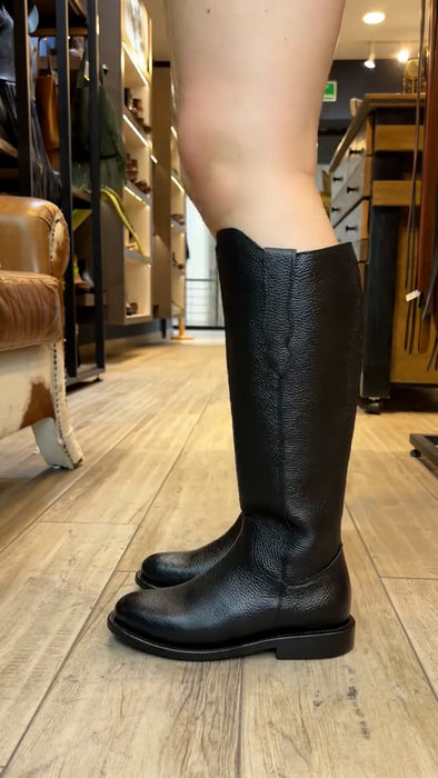 Women's genuine leather cowhide high boots