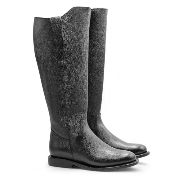 Women's genuine leather cowhide high boots