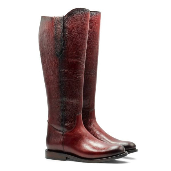 Women's genuine leather cowhide high boots