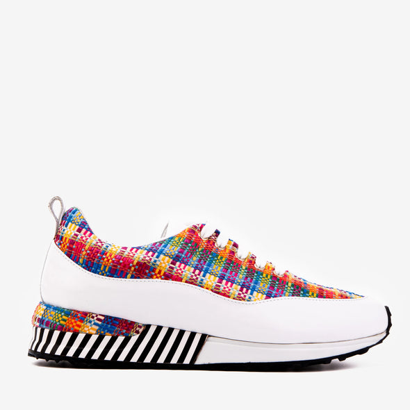 Multicolor Leather Women Sneaker