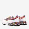 Multicolor Leather Women Sneaker