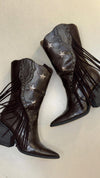 Star Brown Tassel Cowboy Boots