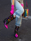 Colorful Mixed Cowboy Boots