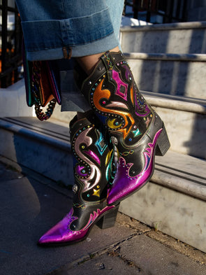Colorful Mixed Cowboy Boots