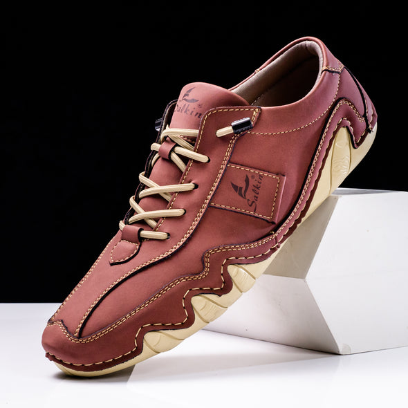 Men's Comfortable Handmade Leather Boots-B04