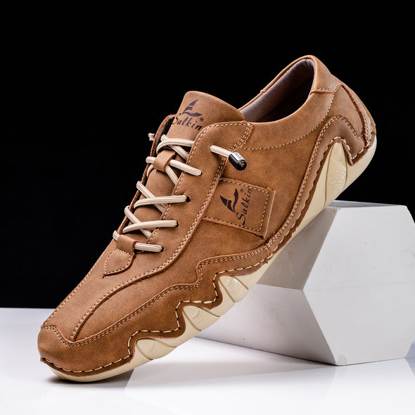 Men's Comfortable Handmade Leather Boots-B04