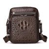 Luxury crocodile leather men's bag