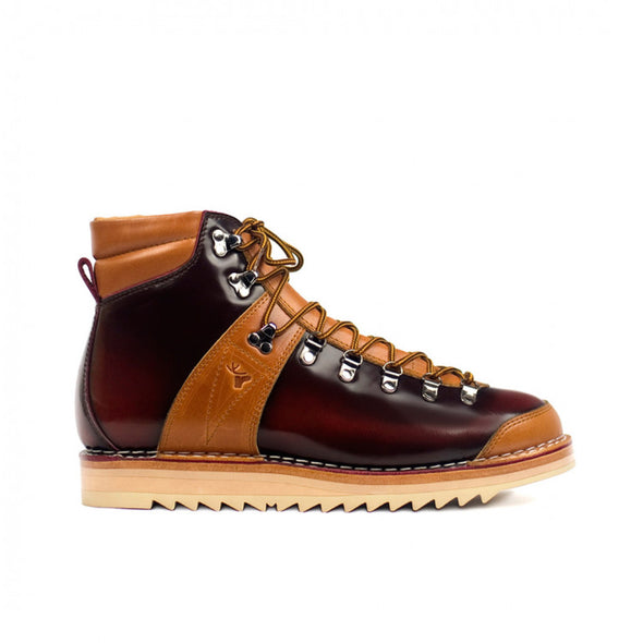 Italian handmade calf leather boots