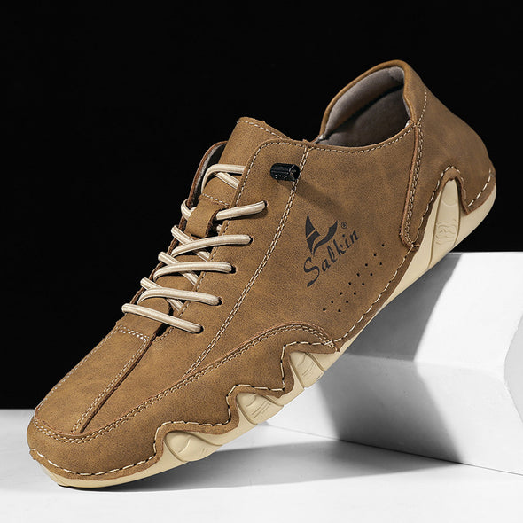 Men's Comfortable Handmade Leather Boots-B03