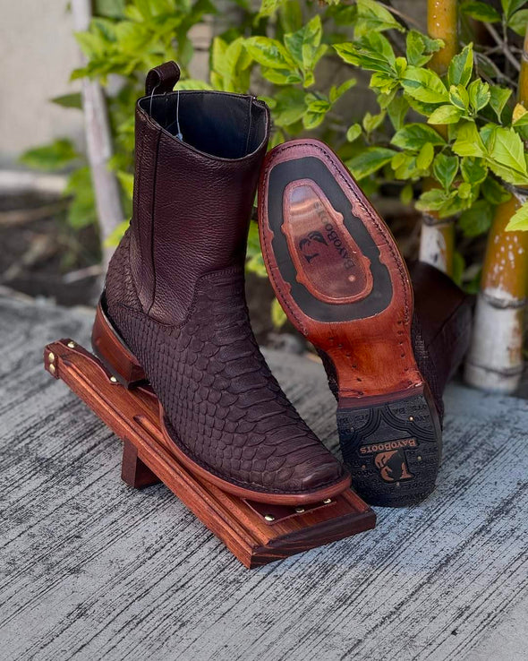 2025 Limited Time Return-Original Python Leather Cowboy Boots