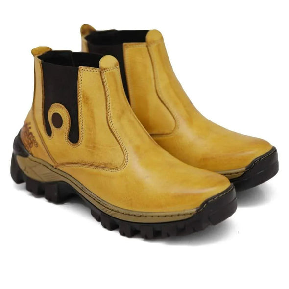 2025 Men's Waterproof Genuine Leather Casual Boots-cat
