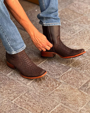 2025 Limited Time Return-Original Python Leather Cowboy Boots